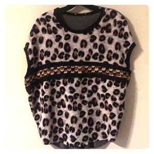 Zara Leopard top